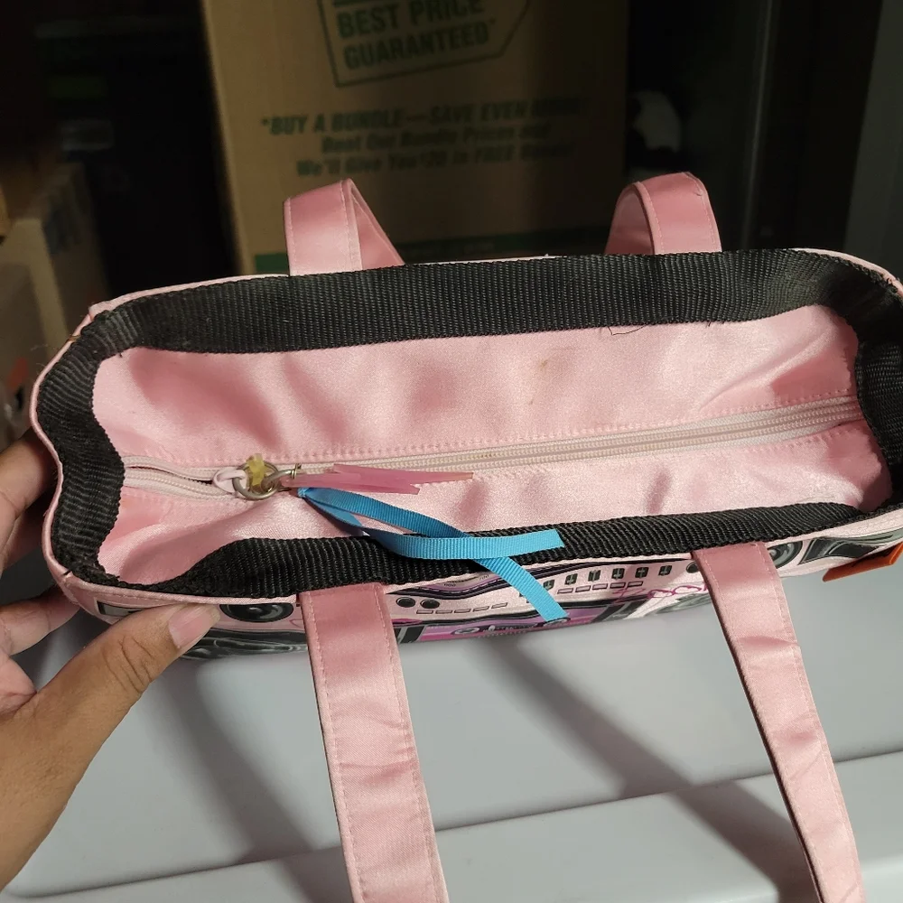 Pink Boom Box Parcel purse - Picture 9 of 15